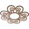 Ekena Millwork Cohen Wood Fretwork Pierced Ceiling Medallion, Walnut, 30"OD x 10 1/4"ID x 1/4"T CMWP30X30X0250COWA - alternate 2